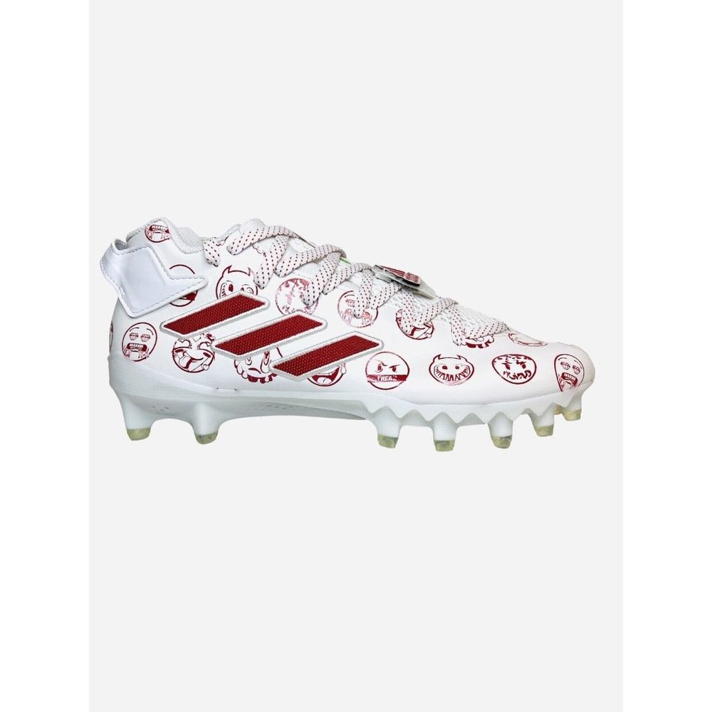 Adidas Freak 22 Big Mood GZ6901 Emoji White/Red Football Cleats Mens Size 11